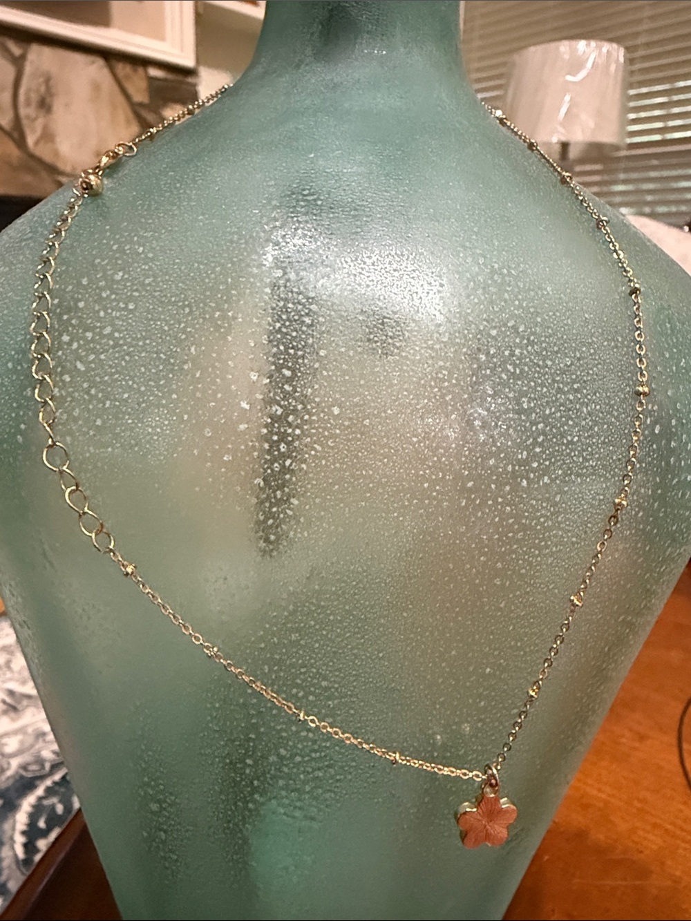 Gold Plated Flower Pendant Necklace From Anthropologie!!🔥🔥🔥 - Picture 11 of 13